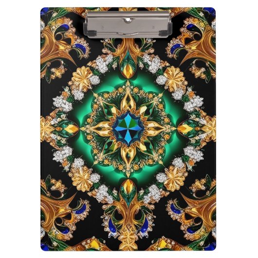 Patriottisch Klembord met Braziliaanse kleuren (Voorkant)