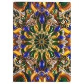 Patriottisch Klembord met Brazilië Kleuren (Achterkant)