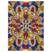 Patriottisch Klembord met Colombia Kleuren (Achterkant)