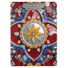 Patriottisch Klembord met Colombiaanse kleuren