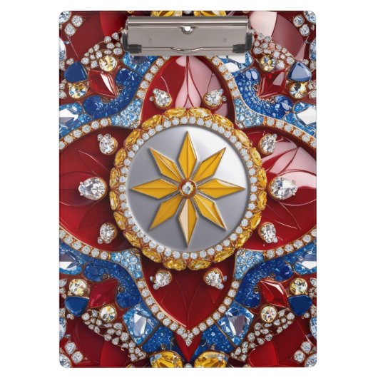 Patriottisch Klembord met Colombiaanse kleuren (Voorkant)