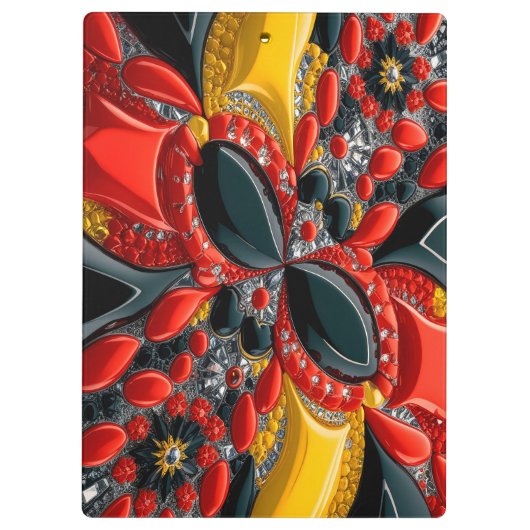 Patriottisch Klembord met Duitse kleuren (Achterkant)