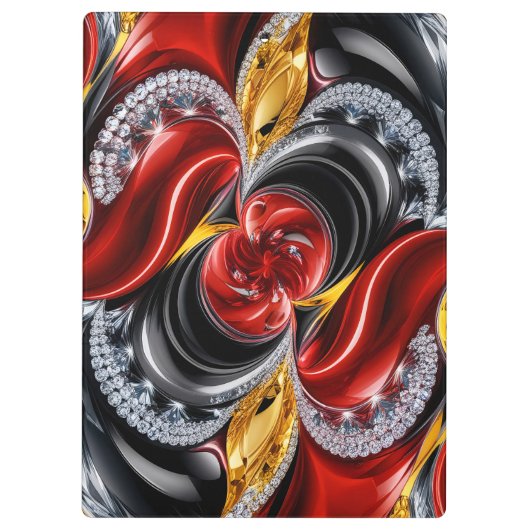 Patriottisch Klembord met Duitse kleuren (Achterkant)