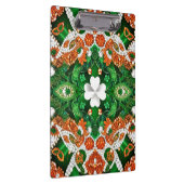 Patriottisch Klembord met Ierse kleuren Klaverblad (Rechts)