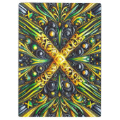 Patriottisch Klembord met Jamaicaanse Kleuren (Achterkant)