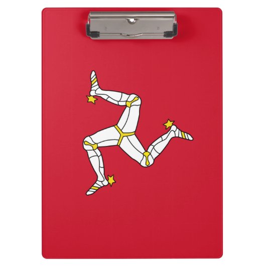 Patriottisch klembord met Man vlag, VK (Voorkant)