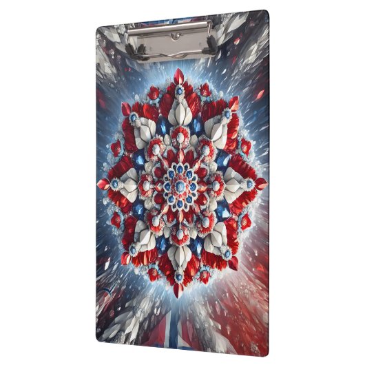 Patriottisch Klembord met Noorse kleuren (Links)