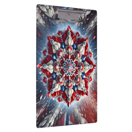 Patriottisch Klembord met Noorse kleuren (Rechts)