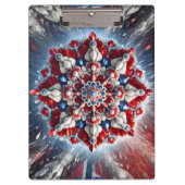 Patriottisch Klembord met Noorse kleuren (Voorkant)