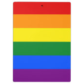 Patriottisch Klembord met Pride vlag van LGBT (Achterkant)