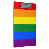 Patriottisch Klembord met Pride vlag van LGBT (Rechts)