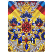 Patriottisch Klembord met Roemeense kleuren (Achterkant)