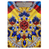 Patriottisch Klembord met Roemeense kleuren (Voorkant)