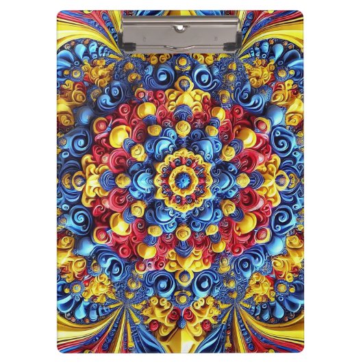 Patriottisch Klembord met Roemeense kleuren (Voorkant)