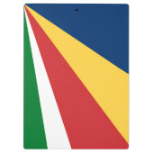 Patriottisch Klembord met Seychellen Kleuren (Achterkant)