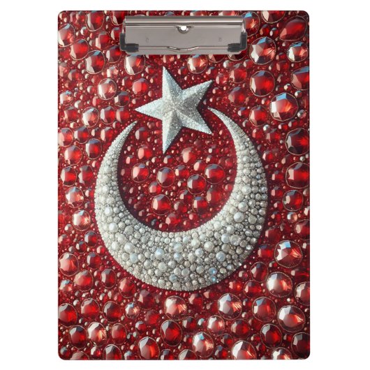 Patriottisch Klembord met Turkse kleuren (Voorkant)