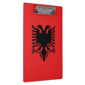 Patriottisch Klembord met vlag van Albanië (Rechts)
