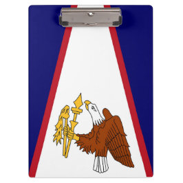Patriottisch Klembord met vlag van Amerikaans-Samo