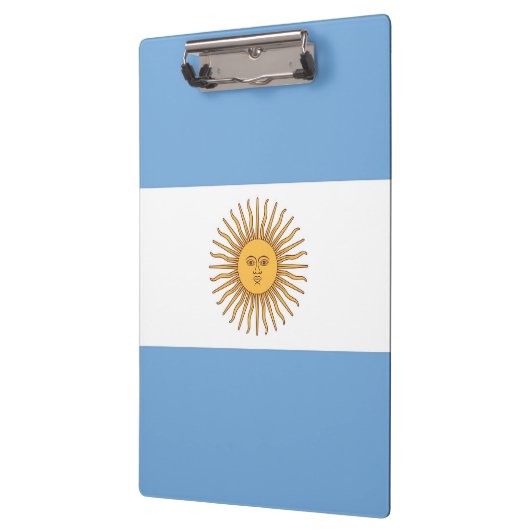 Patriottisch Klembord met vlag van Argentinië (Links)