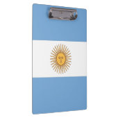 Patriottisch Klembord met vlag van Argentinië (Rechts)