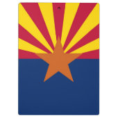 Patriottisch Klembord met vlag van Arizona, Vereni (Achterkant)