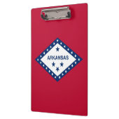 Patriottisch Klembord met vlag van Arkansas, Veren (Links)
