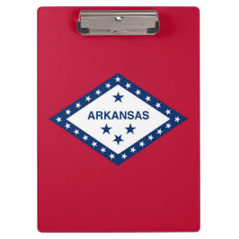 Patriottisch Klembord met vlag van Arkansas, Veren