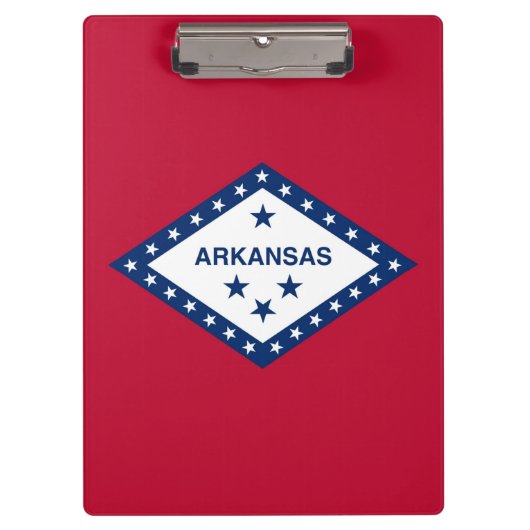 Patriottisch Klembord met vlag van Arkansas, Veren (Voorkant)