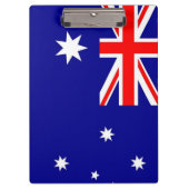 Patriottisch Klembord met vlag van Australië (Voorkant)