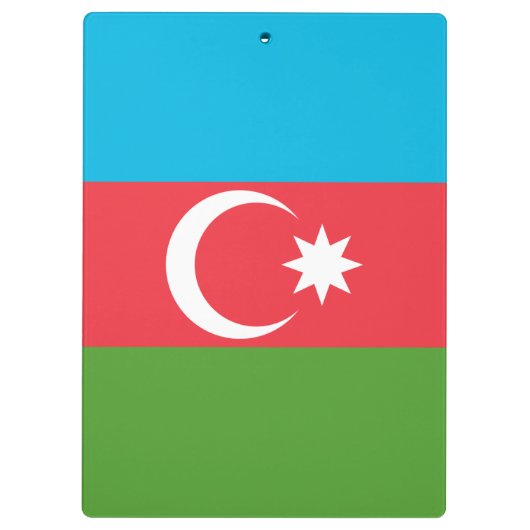 Patriottisch Klembord met vlag van Azerbeidzjan (Achterkant)