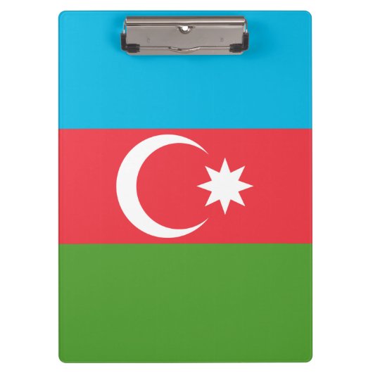 Patriottisch Klembord met vlag van Azerbeidzjan (Voorkant)