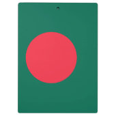 Patriottisch Klembord met vlag van Bangladesh (Achterkant)