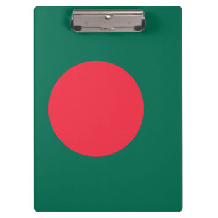 Patriottisch Klembord met vlag van Bangladesh