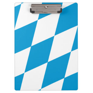 Patriottisch klembord met vlag van Beieren, Duitsl