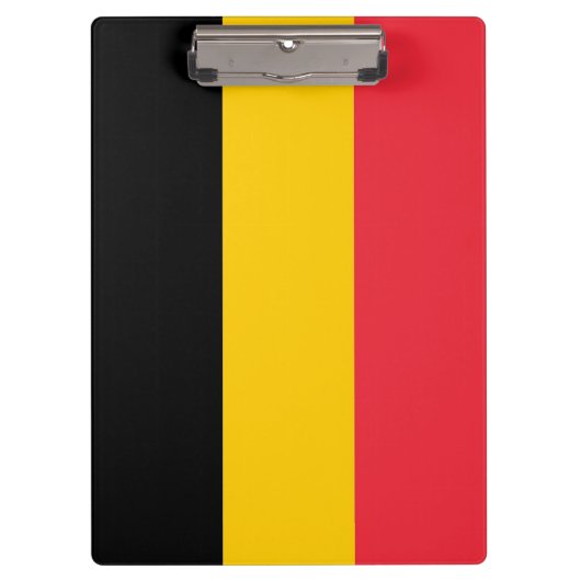 Patriottisch Klembord met vlag van België (Voorkant)