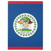 Patriottisch Klembord met vlag van Belize (Achterkant)