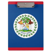 Patriottisch Klembord met vlag van Belize (Voorkant)