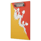 Patriottisch Klembord met vlag van Bhutan (Links)