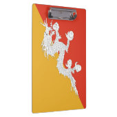 Patriottisch Klembord met vlag van Bhutan (Rechts)