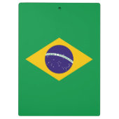 Patriottisch Klembord met vlag van Brazilië (Achterkant)