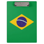 Patriottisch Klembord met vlag van Brazilië (Voorkant)
