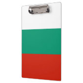 Patriottisch Klembord met vlag van Bulgarije (Links)