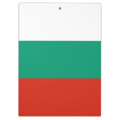 Patriottisch Klembord met vlag van Bulgarije (Achterkant)