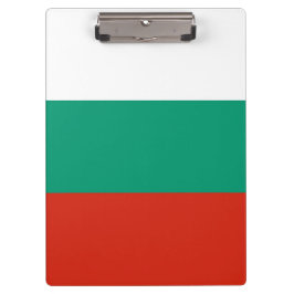 Patriottisch Klembord met vlag van Bulgarije