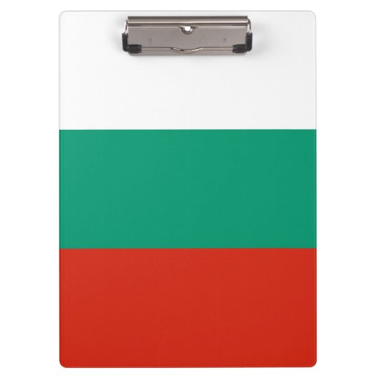 Patriottisch Klembord met vlag van Bulgarije (Voorkant)