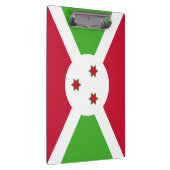 Patriottisch Klembord met vlag van Burundi (Rechts)