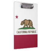Patriottisch klembord met vlag van Californië, Ver (Rechts)