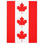 Patriottisch Klembord met vlag van Canada (Achterkant)