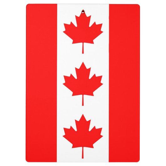 Patriottisch Klembord met vlag van Canada (Achterkant)