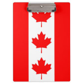 Patriottisch Klembord met vlag van Canada (Voorkant)